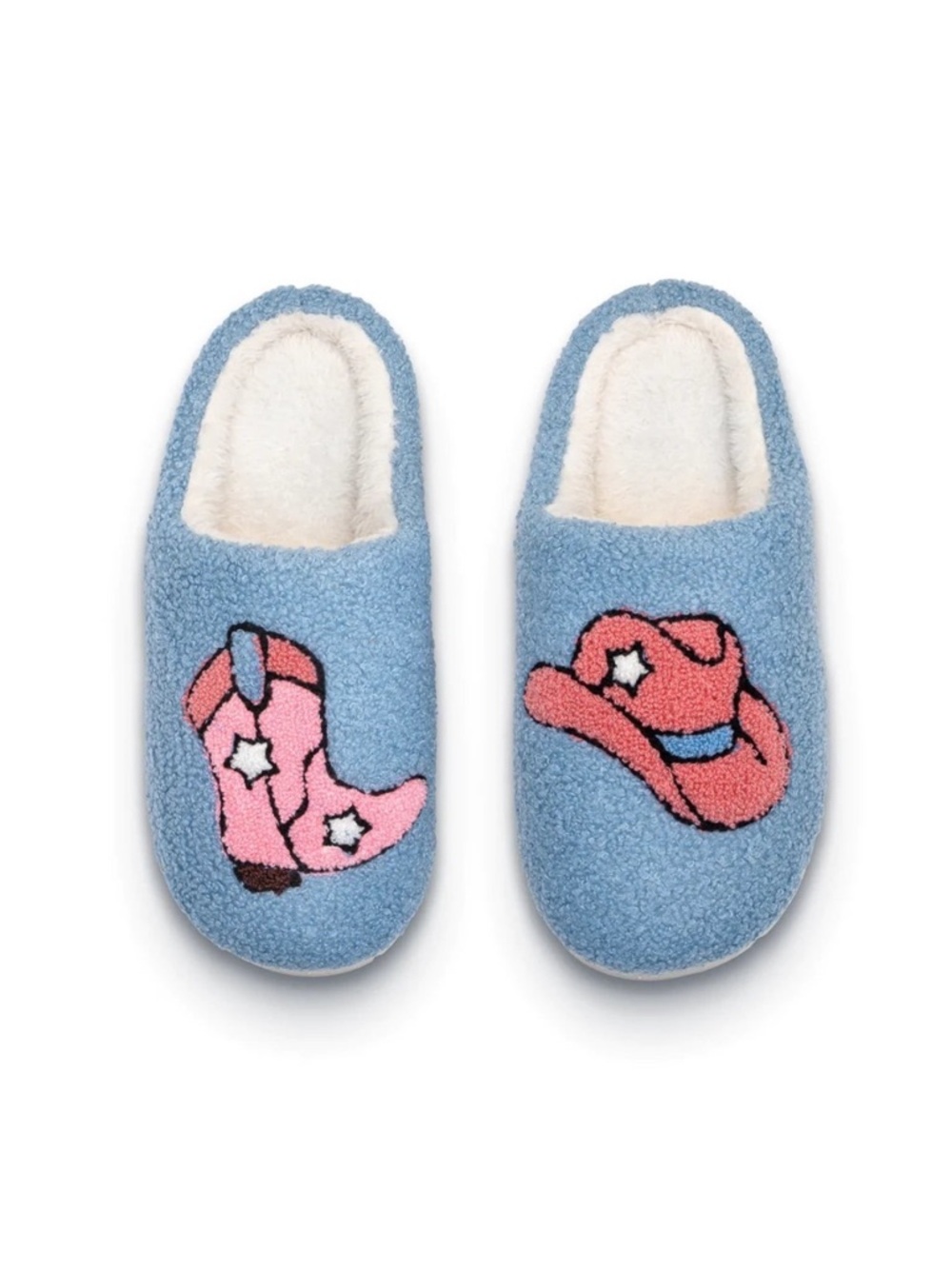 Western Country Charm Sherpa Slippers